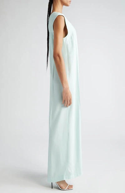 Shop Bite Studios Pleated Sleeveless Maxi Dress In Pale Opal