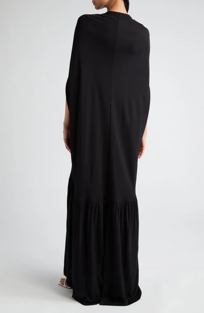 Shop Bite Studios Poncho Deep V-neck Maxi Dress In Black