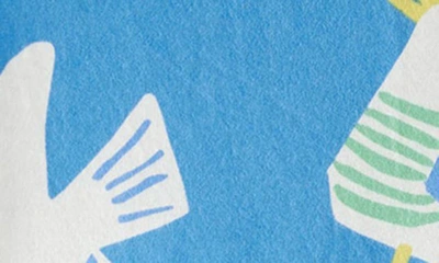 Shop Mini Boden Kids' Fun Seagull Print Cotton Jersey Dress In Directoire Blue Seagulls