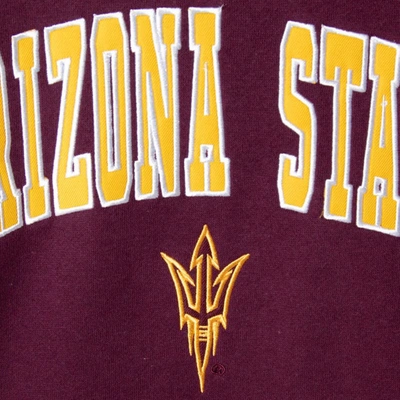 Shop Colosseum Youth  Maroon Arizona State Sun Devils 2-hit Team Pullover Hoodie