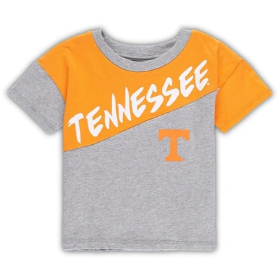 Shop Outerstuff Toddler Heather Gray Tennessee Volunteers Super Star T-shirt & Shorts Set