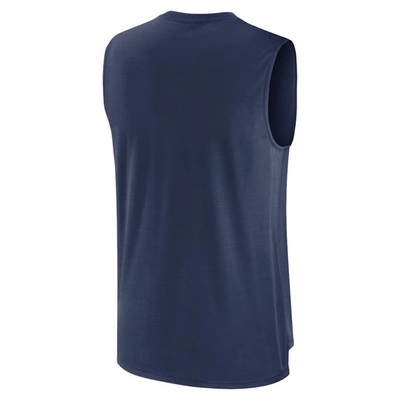 Shop Nike Navy Chicago Cubs City Connect Muscle Tank Top