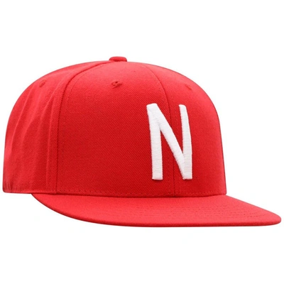 Shop Top Of The World Scarlet Nebraska Huskers Team Color Fitted Hat