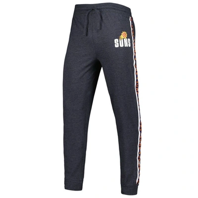 Concepts Sport Charcoal Phoenix Suns Team Stripe Jogger Pants In Charcoal