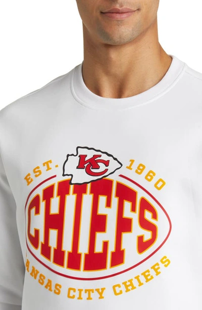 Shop Hugo Boss X Nfl Crewneck Sweatshirt In Kansas City Chiefs White