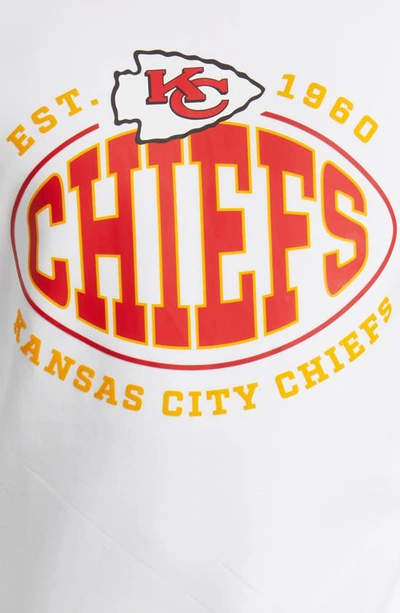 Shop Hugo Boss Boss X Nfl Crewneck Sweatshirt In Kansas City Chiefs White