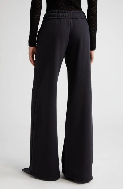 Off-white Cotton-jersey Sweatpants In Black White