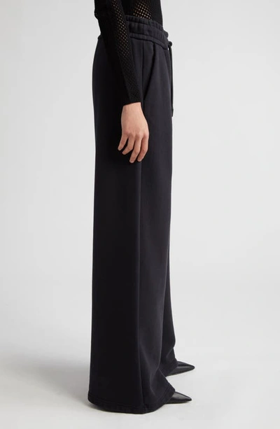 Off-white Cotton-jersey Sweatpants In Black White