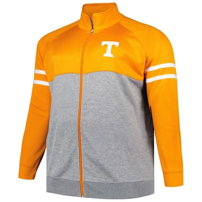 Shop Profile Tennessee Orange Tennessee Volunteers Big & Tall Fleece Full-zip Jacket