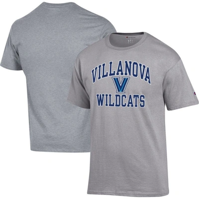 Shop Champion Heather Gray Villanova Wildcats High Motor T-shirt