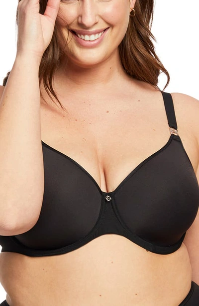 Shop Montelle Intimates Spacer Underwire Bra In Black