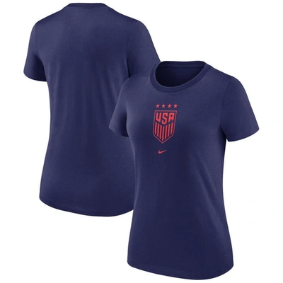 Shop Nike Navy Uswnt Crest T-shirt