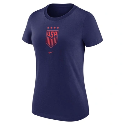 Shop Nike Navy Uswnt Crest T-shirt