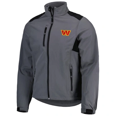 Shop Dunbrooke Charcoal Washington Commanders Softshell Fleece Full-zip Jacket