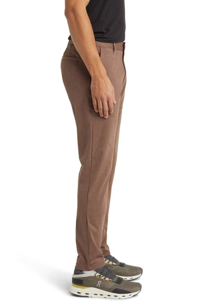 Shop Rhone Commuter Slim Fit Pants In Deep Taupe/ Coffee Print