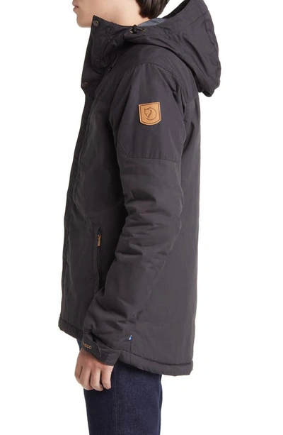 Shop Fjall Raven Skogsö Water Resistant Insulated Jacket In Dark Grey
