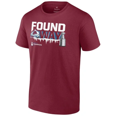 Shop Fanatics Branded Burgundy Colorado Avalanche 2022 Stanley Cup Champions Big & Tall Rebound T-shirt