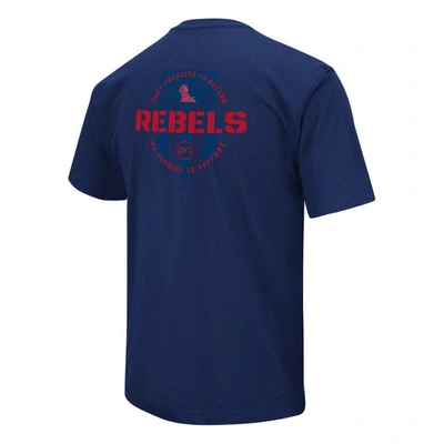Shop Colosseum Navy Ole Miss Rebels Oht Military Appreciation T-shirt