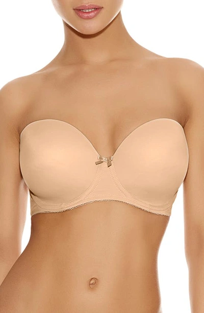 Shop Freya 'deco' Convertible Strapless Underwire Bra In Nude