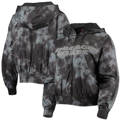 Shop Mitchell & Ness Black Chicago Bears Galaxy Full-zip Windbreaker Hoodie Jacket