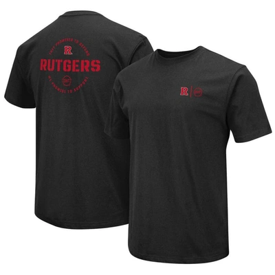 Shop Colosseum Black Rutgers Scarlet Knights Oht Military Appreciation T-shirt