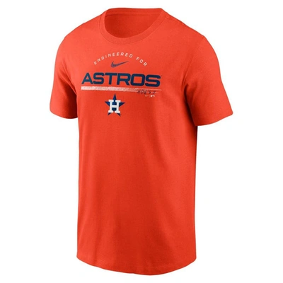 Shop Nike Orange Houston Astros Team Engineered Performance T-shirt