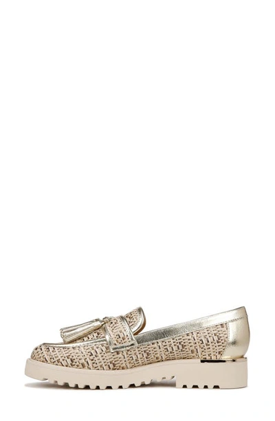 Franco Sarto Carolynn Tassel Loafer In Gold Multi