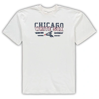 Shop Concepts Sport White/navy Chicago White Sox Big & Tall Pinstripe Sleep Set