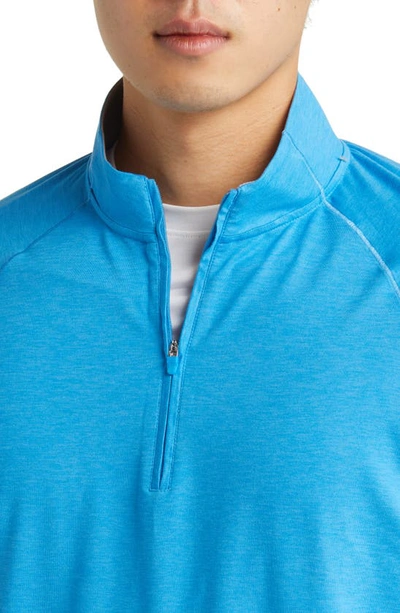 Johnnie-o Freeborne Prep-formance Quarter Zip Pullover In Biarritz