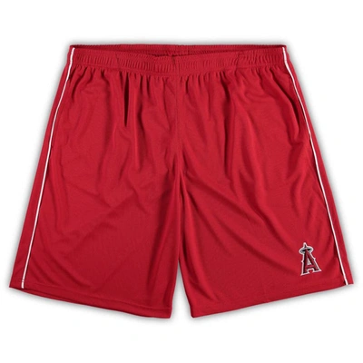 Shop Profile Red Los Angeles Angels Big & Tall Mesh Shorts