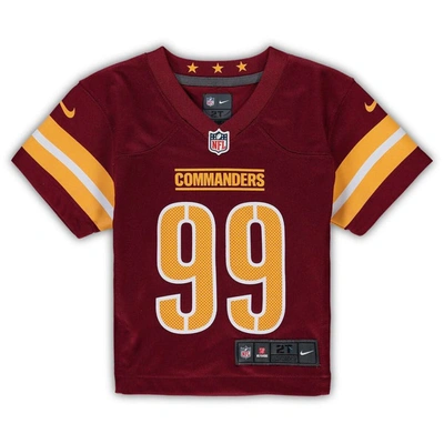 Shop Nike Toddler  Chase Young Burgundy Washington Commanders Game Jersey