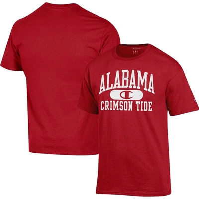 Shop Champion Crimson Alabama Crimson Tide Arch Pill T-shirt