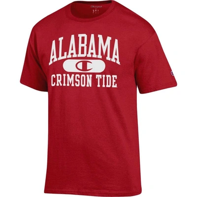 Shop Champion Crimson Alabama Crimson Tide Arch Pill T-shirt