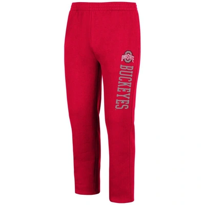 Shop Colosseum Scarlet Ohio State Buckeyes Fleece Pants
