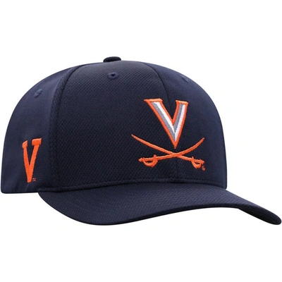 Shop Top Of The World Navy Virginia Cavaliers Reflex Logo Flex Hat