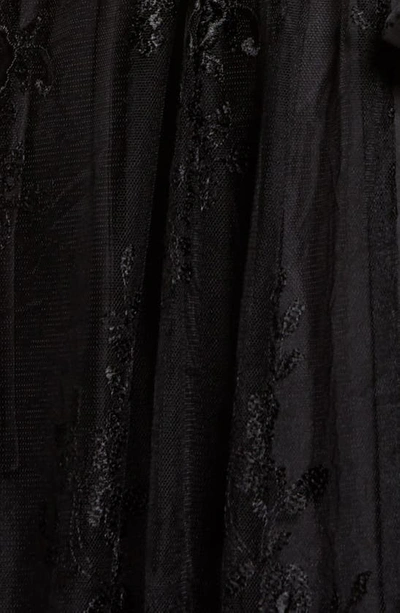 Rya Collection Darling Lace Coverup Robe In Black