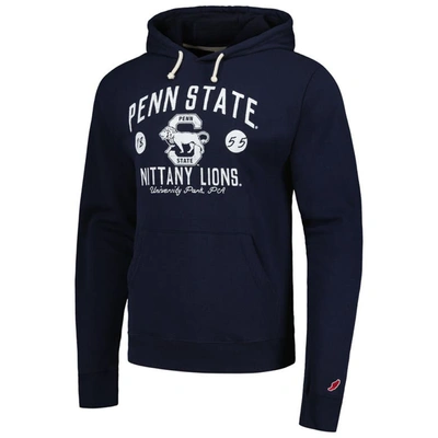 Shop League Collegiate Wear Navy Penn State Nittany Lions Bendy Arch Essential Pullover Hoodie