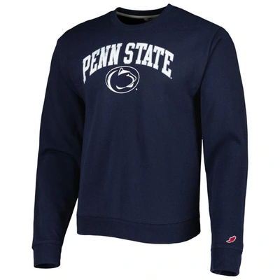 Shop League Collegiate Wear Navy Penn State Nittany Lions 1965 Arch Essential Lightweight Pullover Sweats