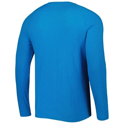 Shop Concepts Sport Blue Miami Marlins Inertia Raglan Long Sleeve Henley T-shirt