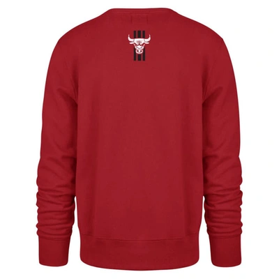 Shop 47 ' Red Chicago Bulls 2023/24 City Edition Postgame Headline Crew Pullover Sweatshirt