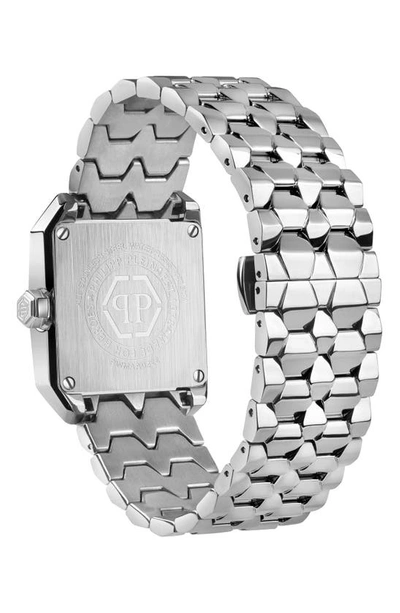 Shop Philipp Plein Offshore Bracelet Watch, 37.5mm In Stainless Steel