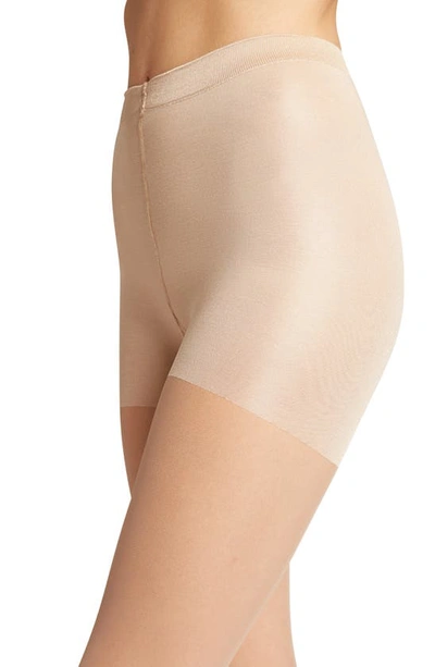 Shop Wolford Individual 10 Control Top Pantyhose In Cosmetic