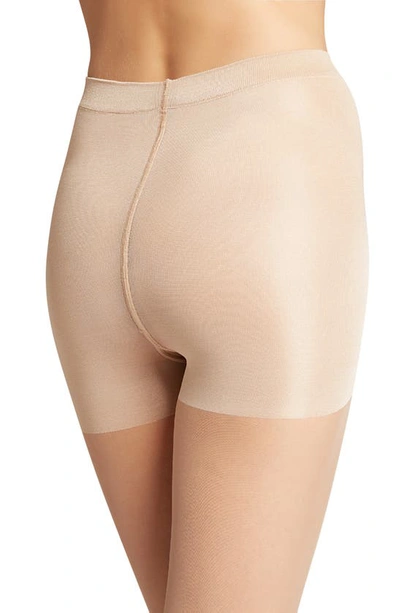 Shop Wolford Individual 10 Control Top Pantyhose In Cosmetic