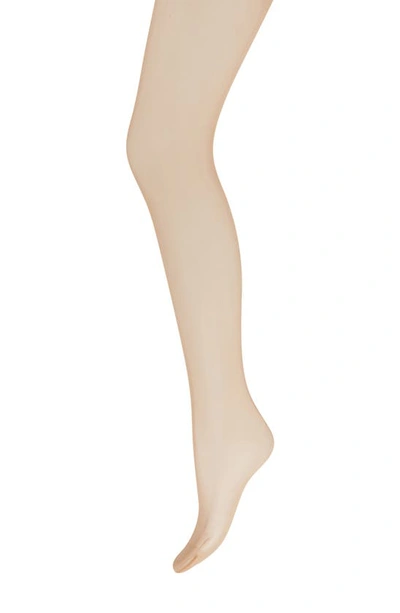 Shop Wolford Individual 10 Control Top Pantyhose In Cosmetic