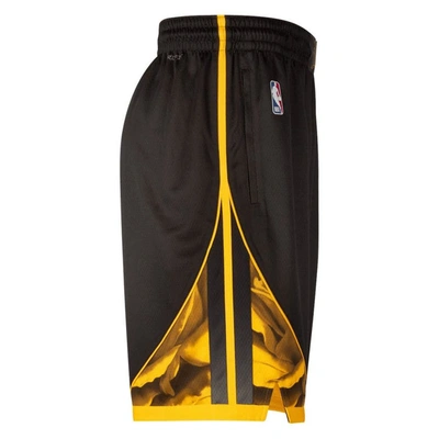Shop Nike Black Golden State Warriors 2022/23 City Edition Swingman Shorts