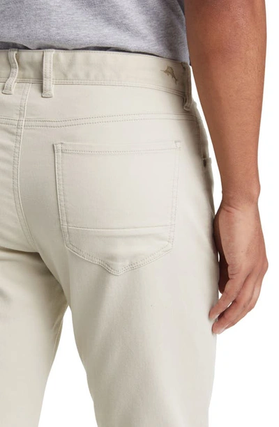 Shop Tommy Bahama Harbor Point 5-pocket Cotton Blend Dobby Pants In Khaki Sands