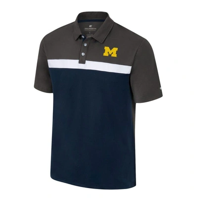 Shop Colosseum Charcoal Michigan Wolverines Two Yutes Polo