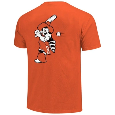 Shop Image One Orange Oklahoma State Cowboys Baseball 2-hit T-shirt