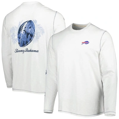 Shop Tommy Bahama White Buffalo Bills Laces Out Billboard Long Sleeve T-shirt