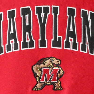 Shop Colosseum Youth  Red Maryland Terrapins 2-hit Team Pullover Hoodie